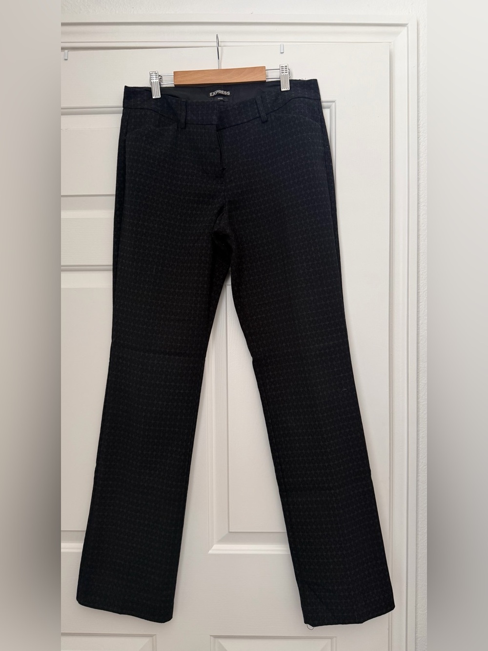 Express Black Women's Straight-Leg Dress Trousers